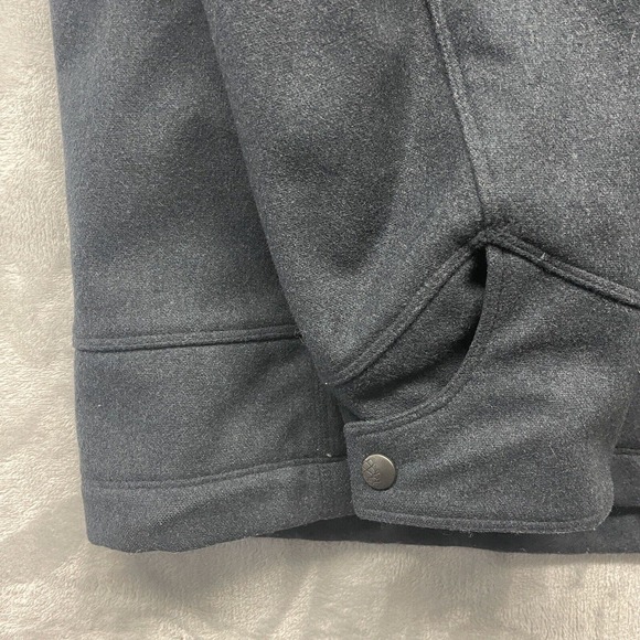 Stio Jacket Mens Large Gray Blue Woolsey Wool Cashmere Blend Full Zip Gorpcore - Picture 4 of 14